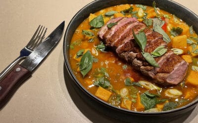 Recept | Thaise curry met eendenborst