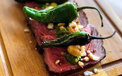 Recept | Entrecôte met Chimichurri en Pimientos de padrón