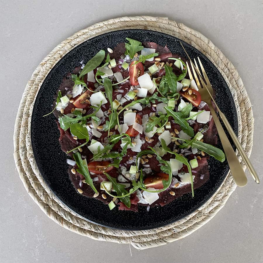 carpaccio online bestellen slagerskwaliteit, klassieke carpaccio recept