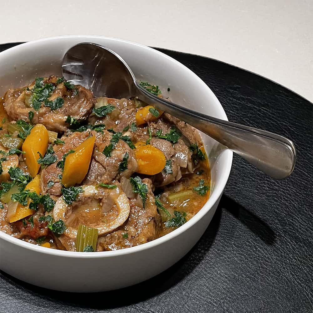 ossobuco recept, kalfsschenkel online slager, traditioneel Italiaans recept