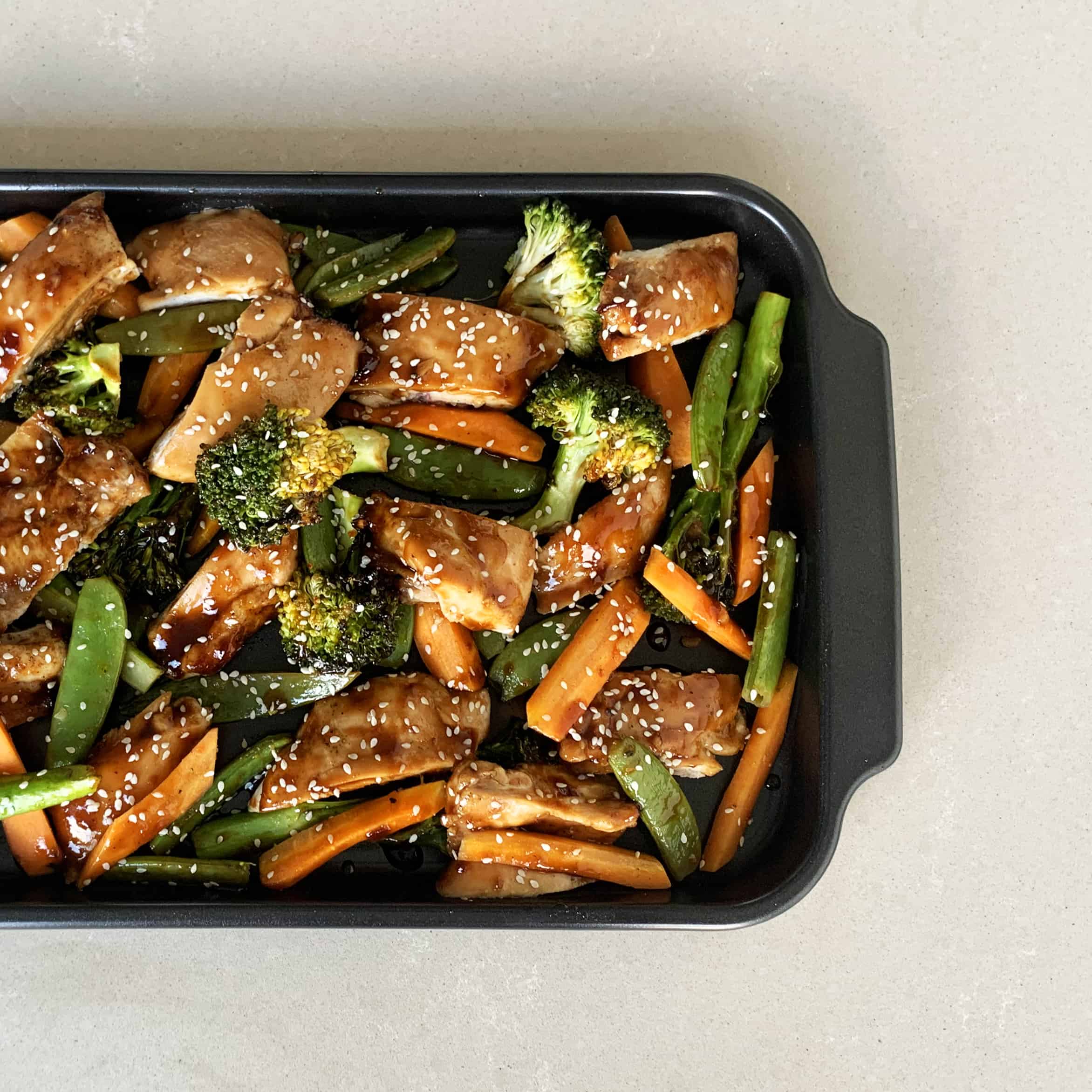 kip teriyaki recept kipdijen traybake 