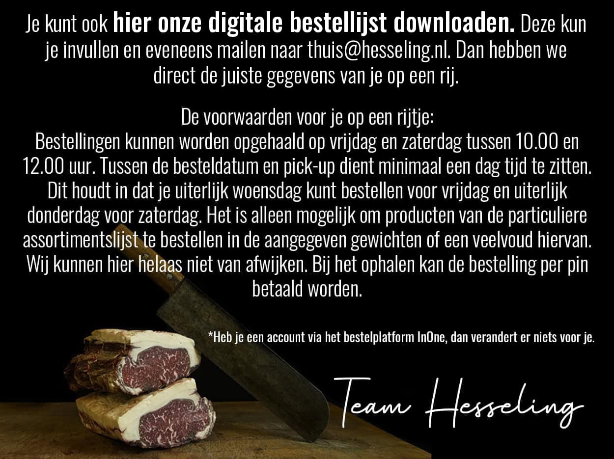 slager purmerend volendam, online bestellen. Horeca vlees