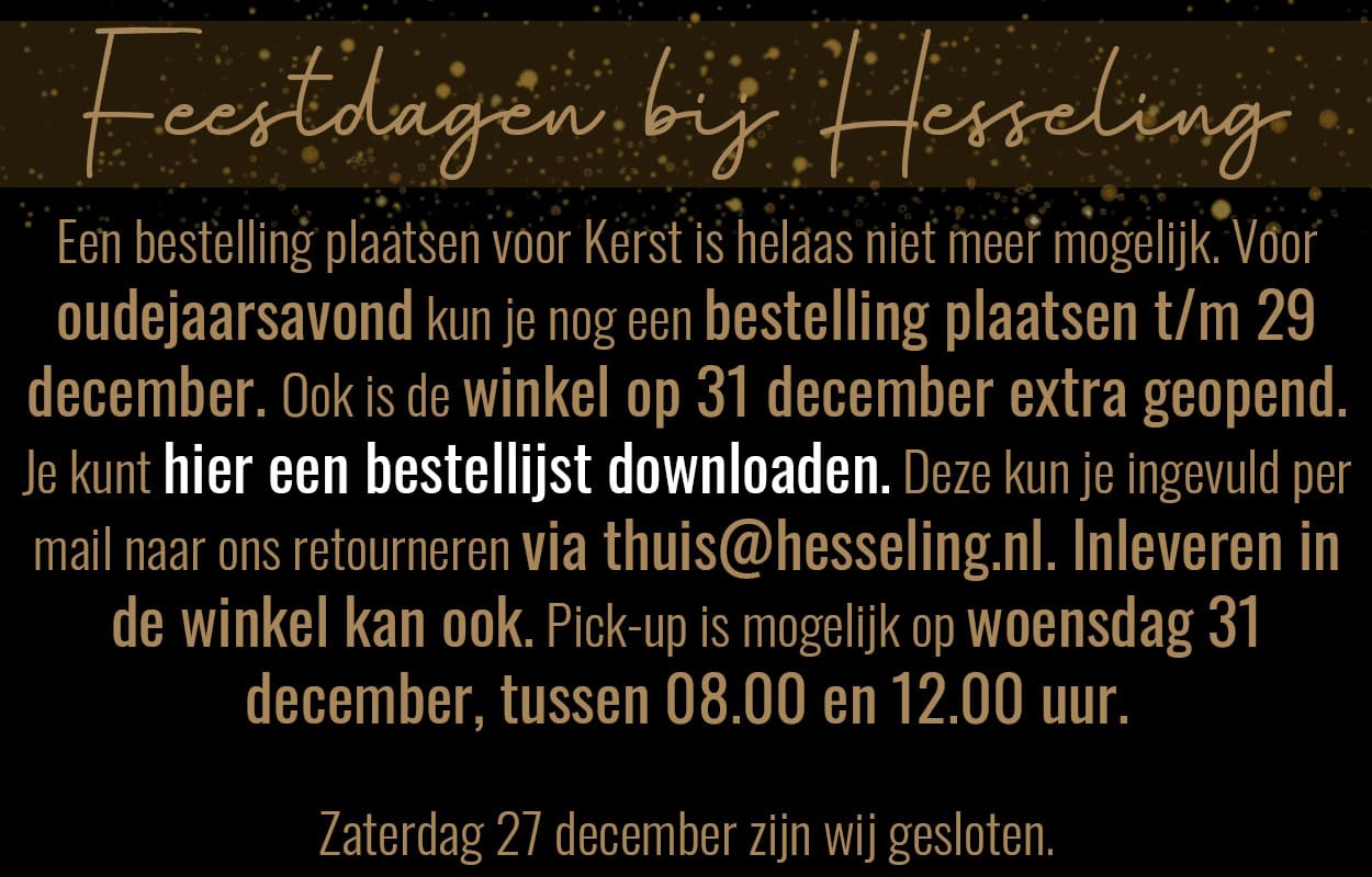 vlees bestellen kerst hesseling, volendam, purmerend